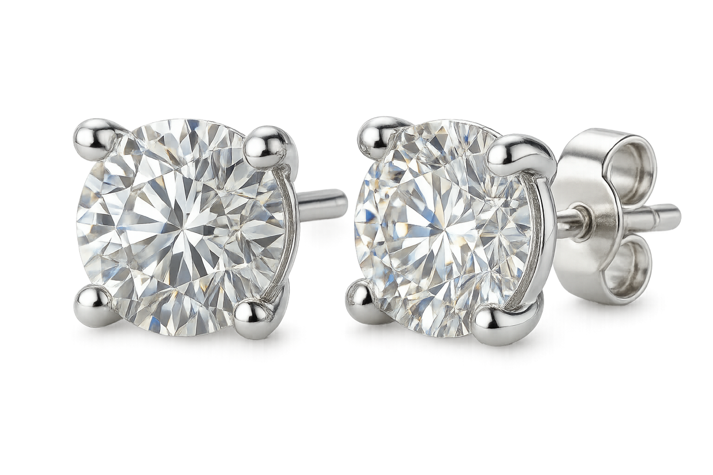 Diamond Stud Earrings 28 with none give the image in png format no background