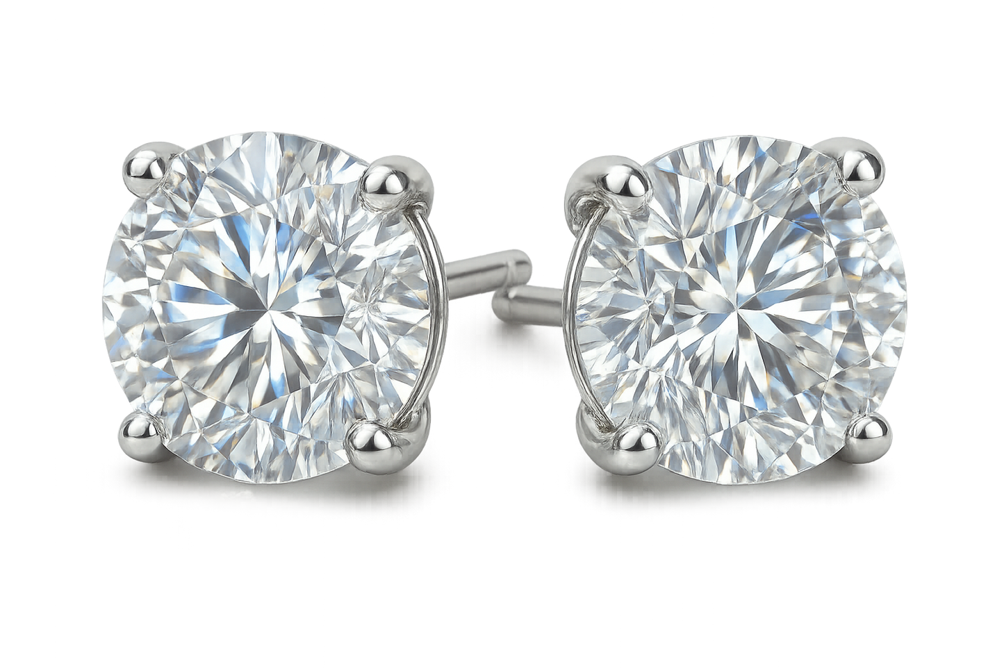 Diamond Stud Earrings 82 with none give the image in png format no background