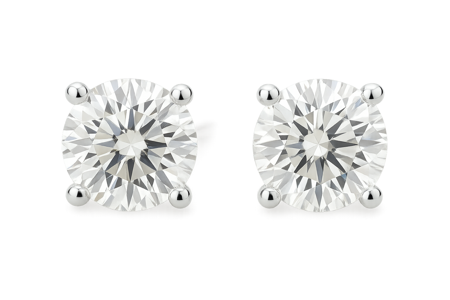 Diamond Stud Earrings 83 with none give the image in png format no background