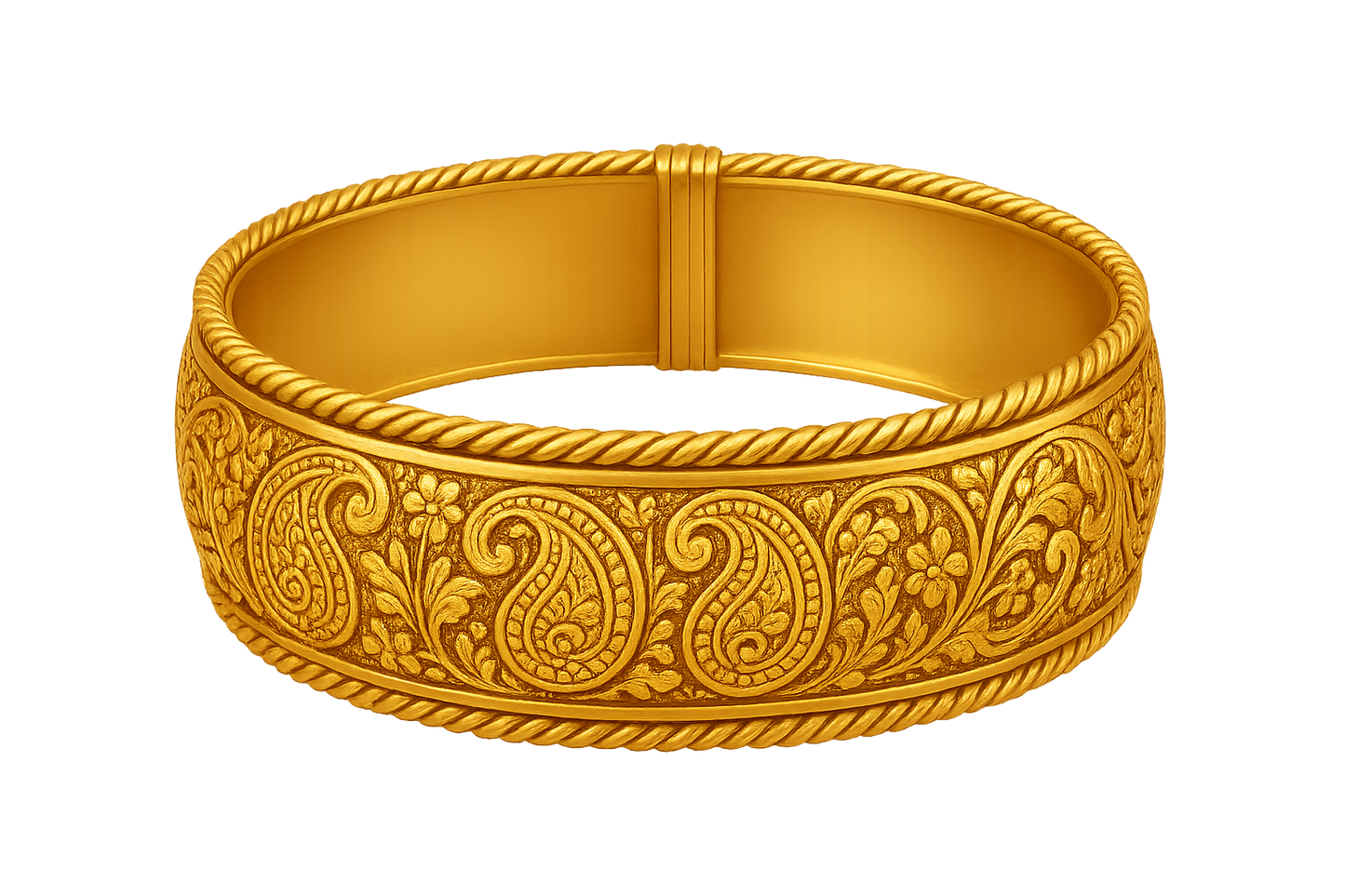 Men’s Gold Kada 100 with none give the image in png format no background