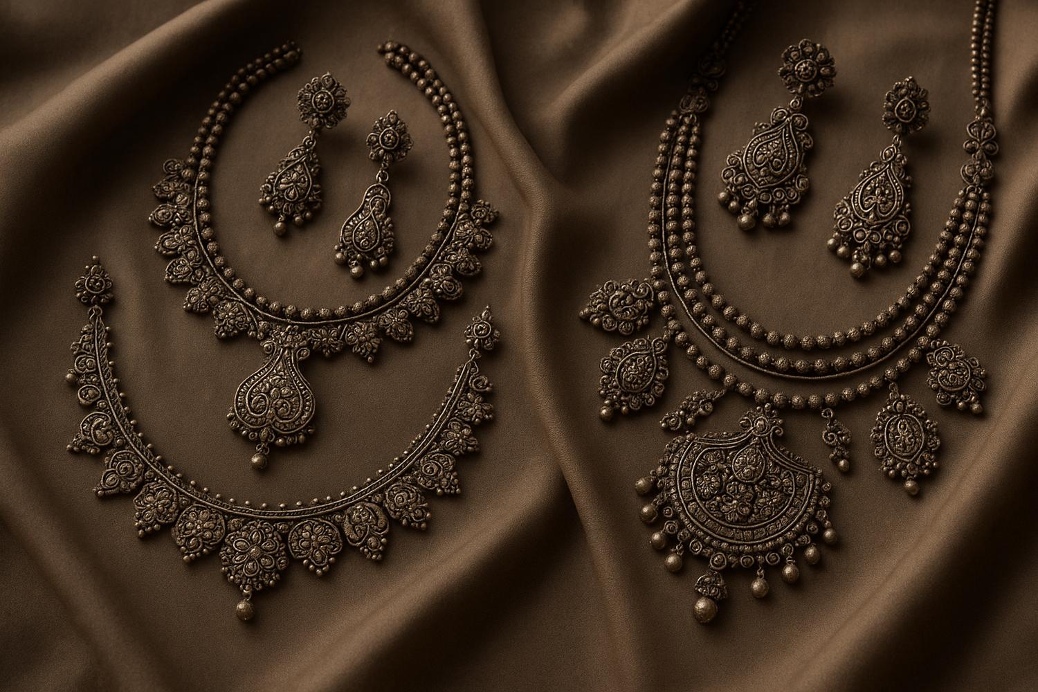 Bridal Sets, Oxidized Collection