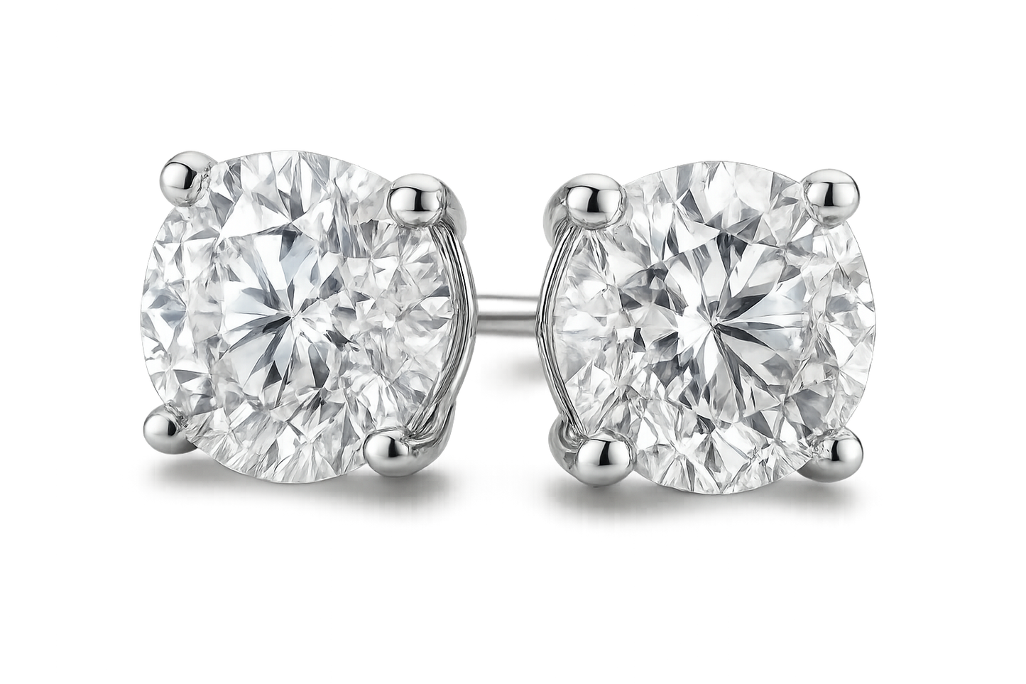 Diamond Stud Earrings 28 with none give the image in png format no background
