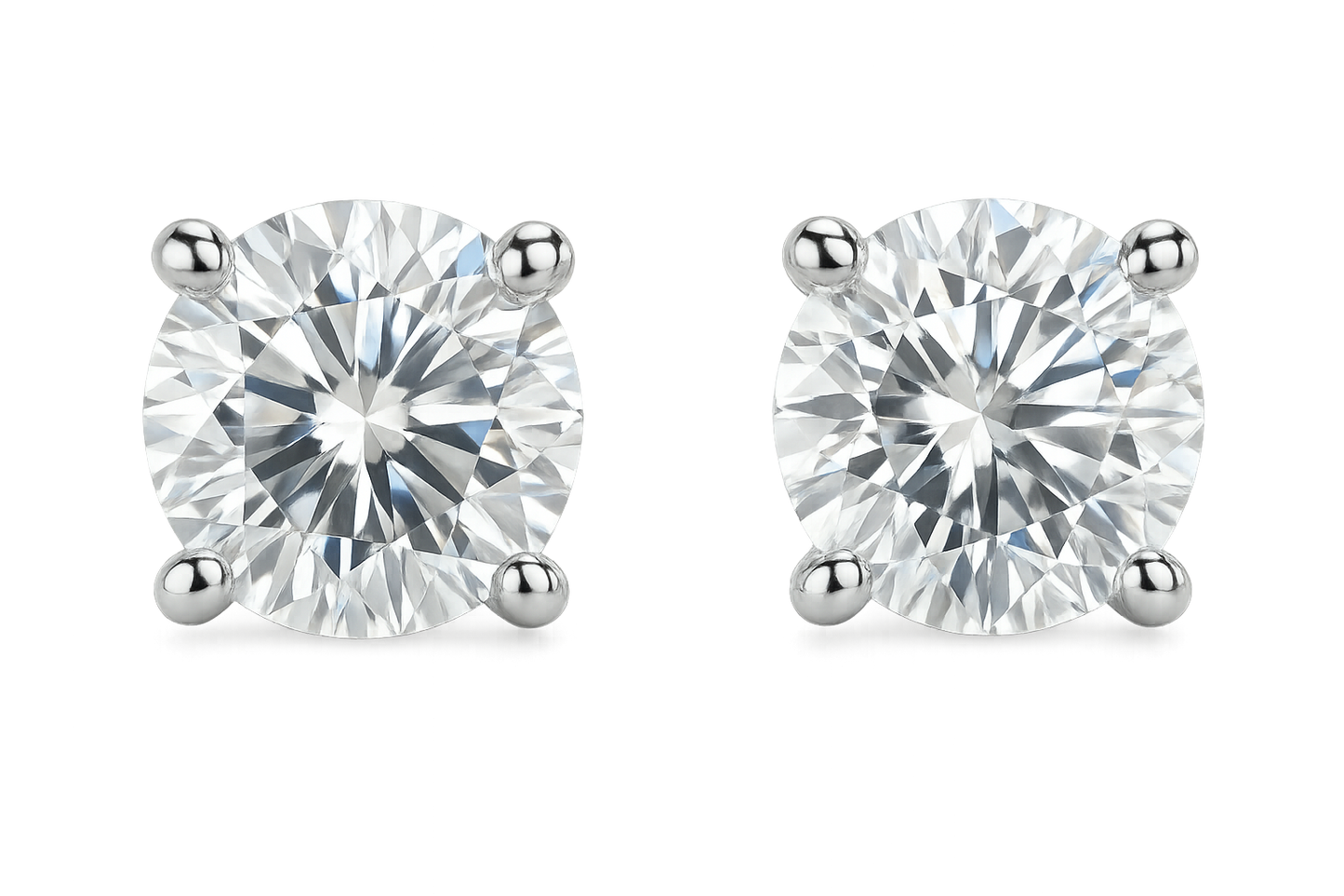Diamond Stud Earrings 47 with none give the image in png format no background 