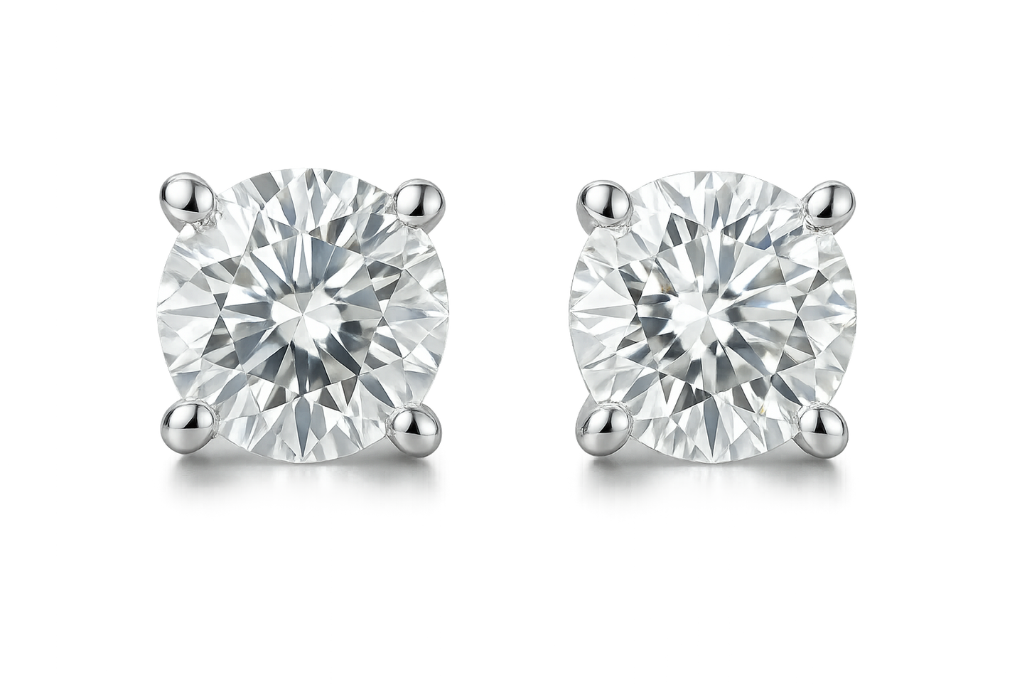 Diamond Stud Earrings 74 with none give the image in png format no background