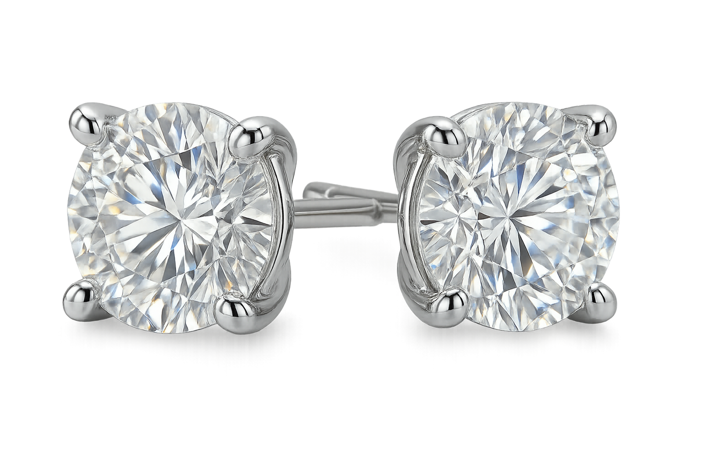  Diamond Stud Earrings 86 none give the image in png  format no background 