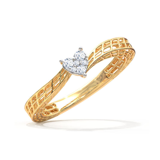 Love Mesh Diamond Ring