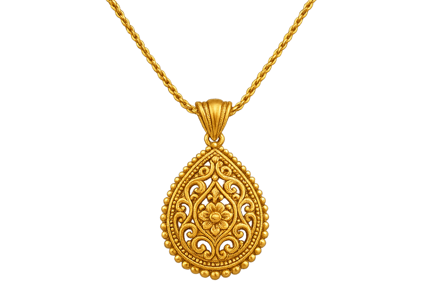  Gold Pendant Necklace 92 with none give the image in png format no background