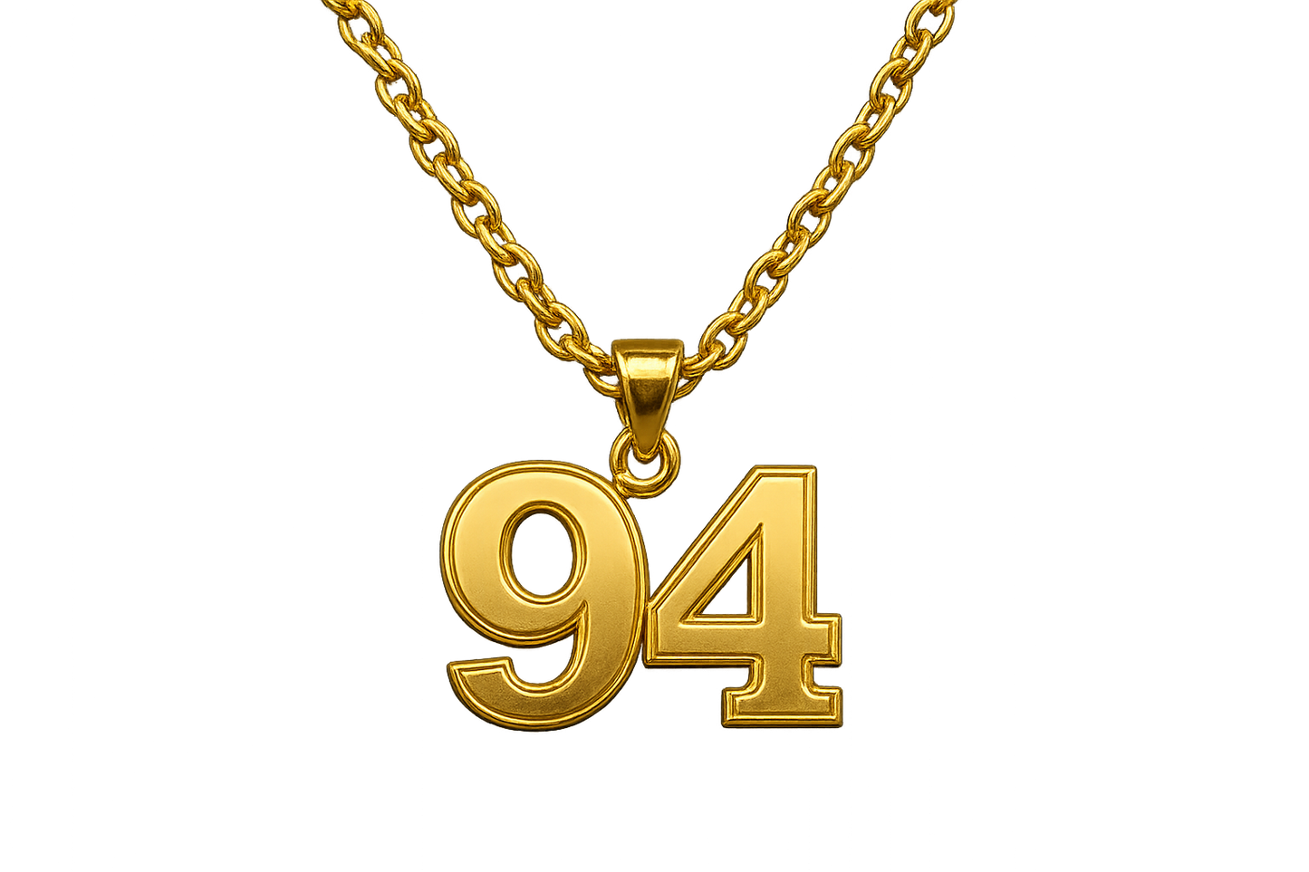 Gold Pendant Necklace 94 with none give the image in png format no background