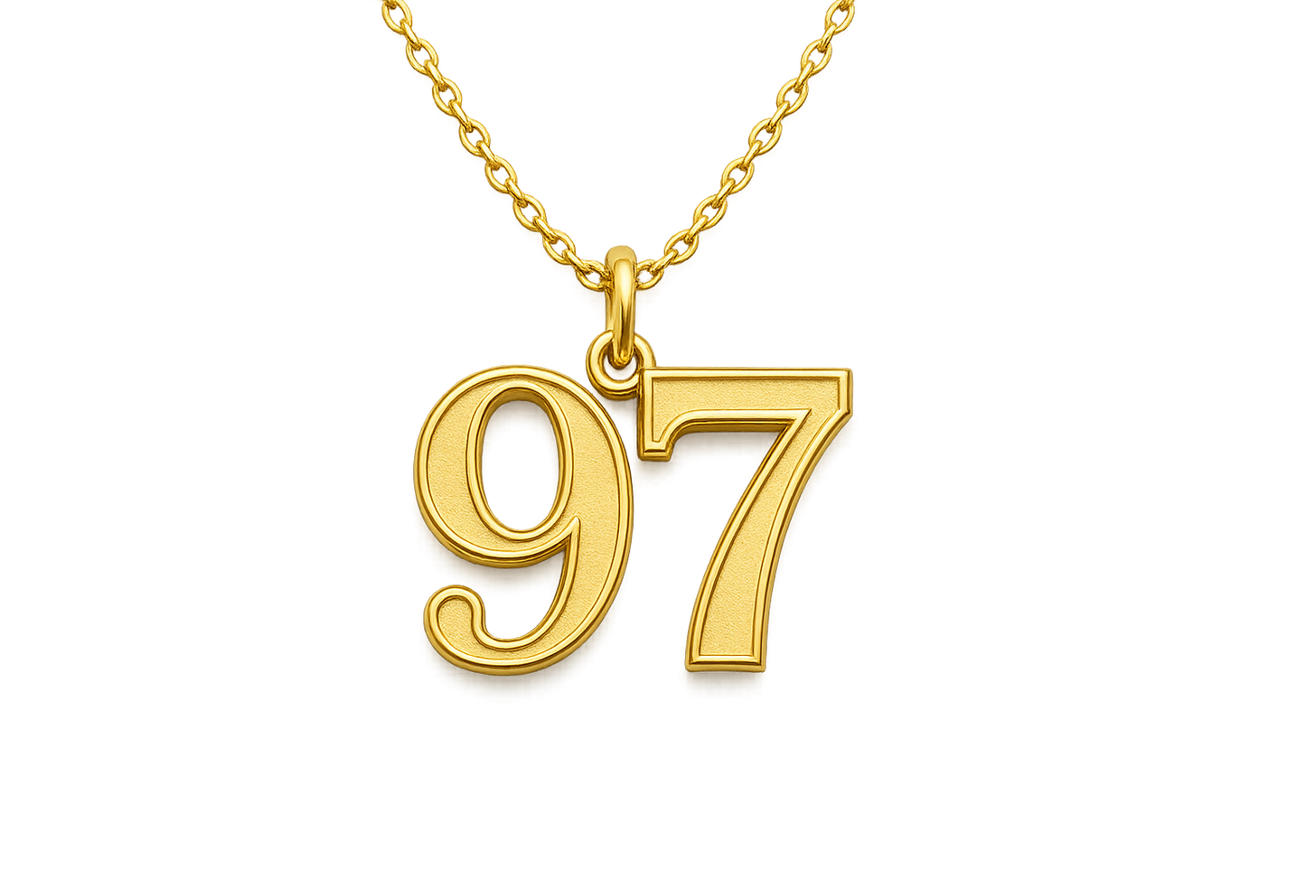 Gold Pendant Necklace 97 with none give the image in png format no background