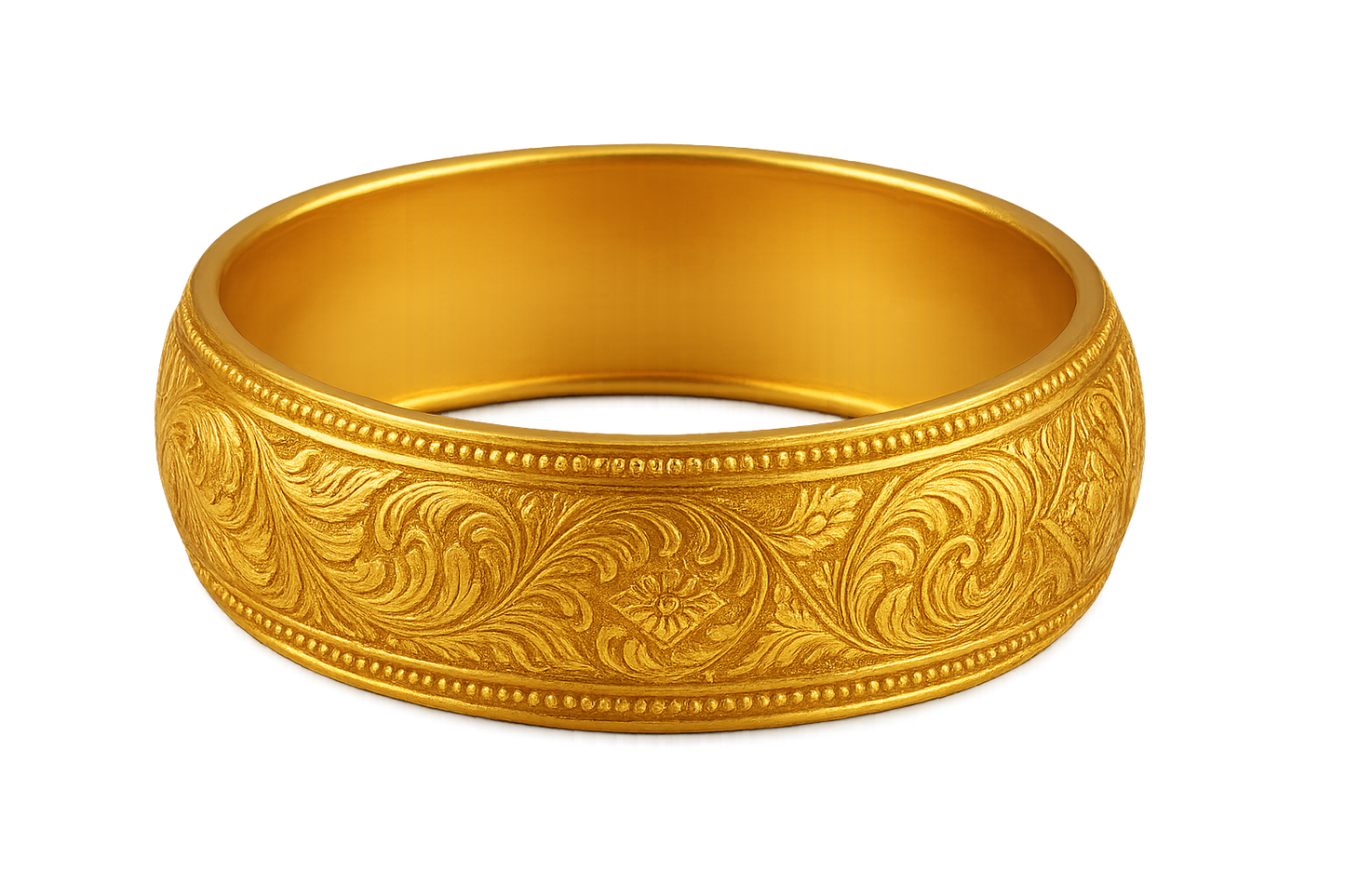 Men’s Gold Kada 100 with none give the image in png format no background