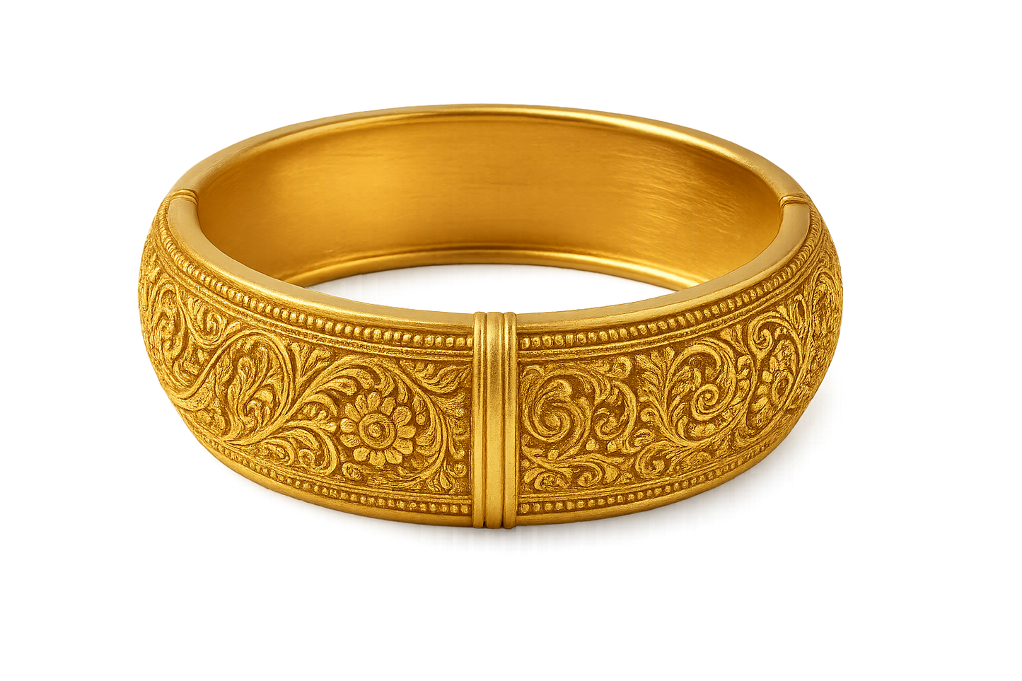 Men’s Gold Kada 88 with none give the image in png format no background